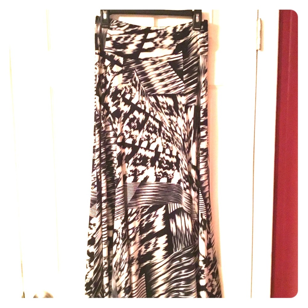 Black and white skirt